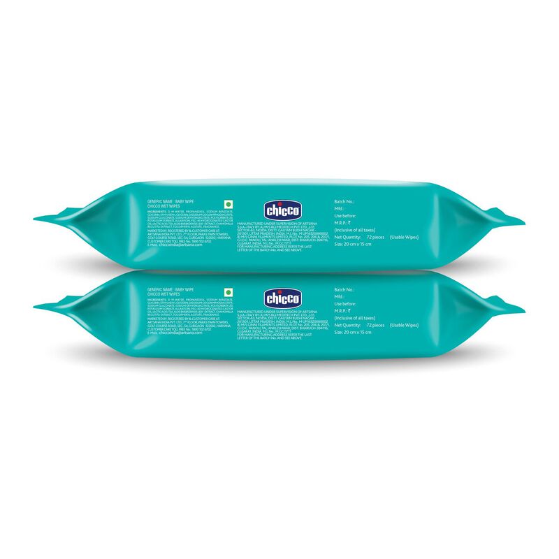 Wet Wipes 144 Pcs - Fliptop (Pack of 2) image number 3